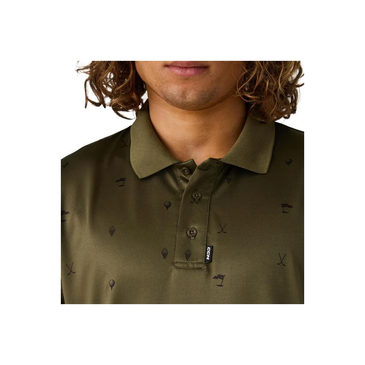 Triko CCM Polo Print