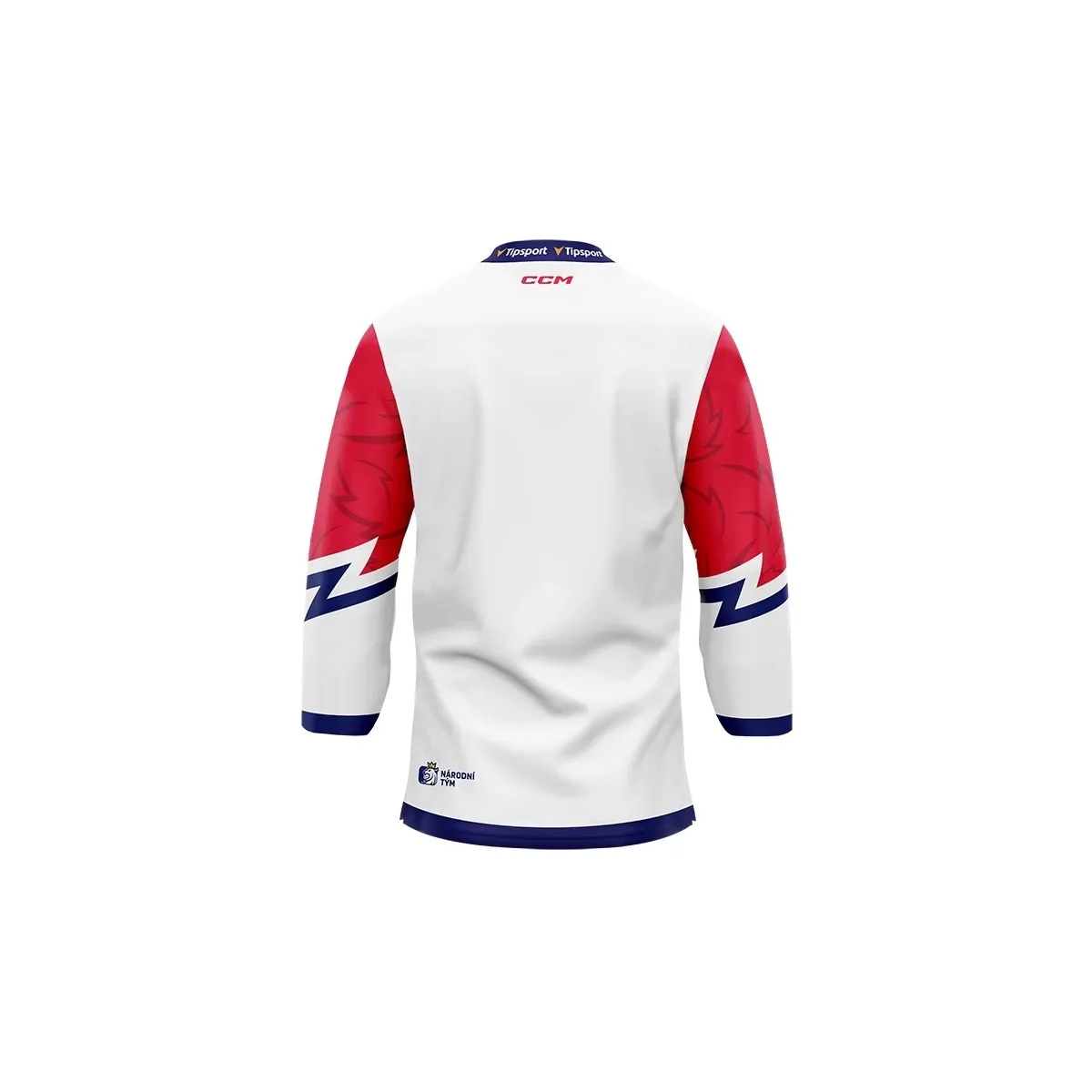 Fandres české hokejové reprezentace se lvem bez reklam