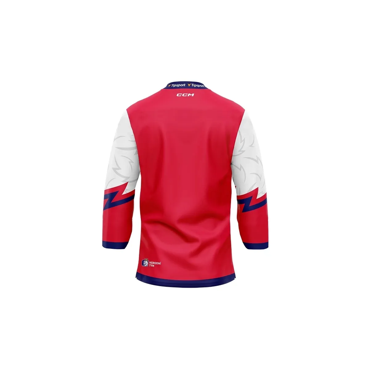 Fandres české hokejové reprezentace se lvem bez reklam