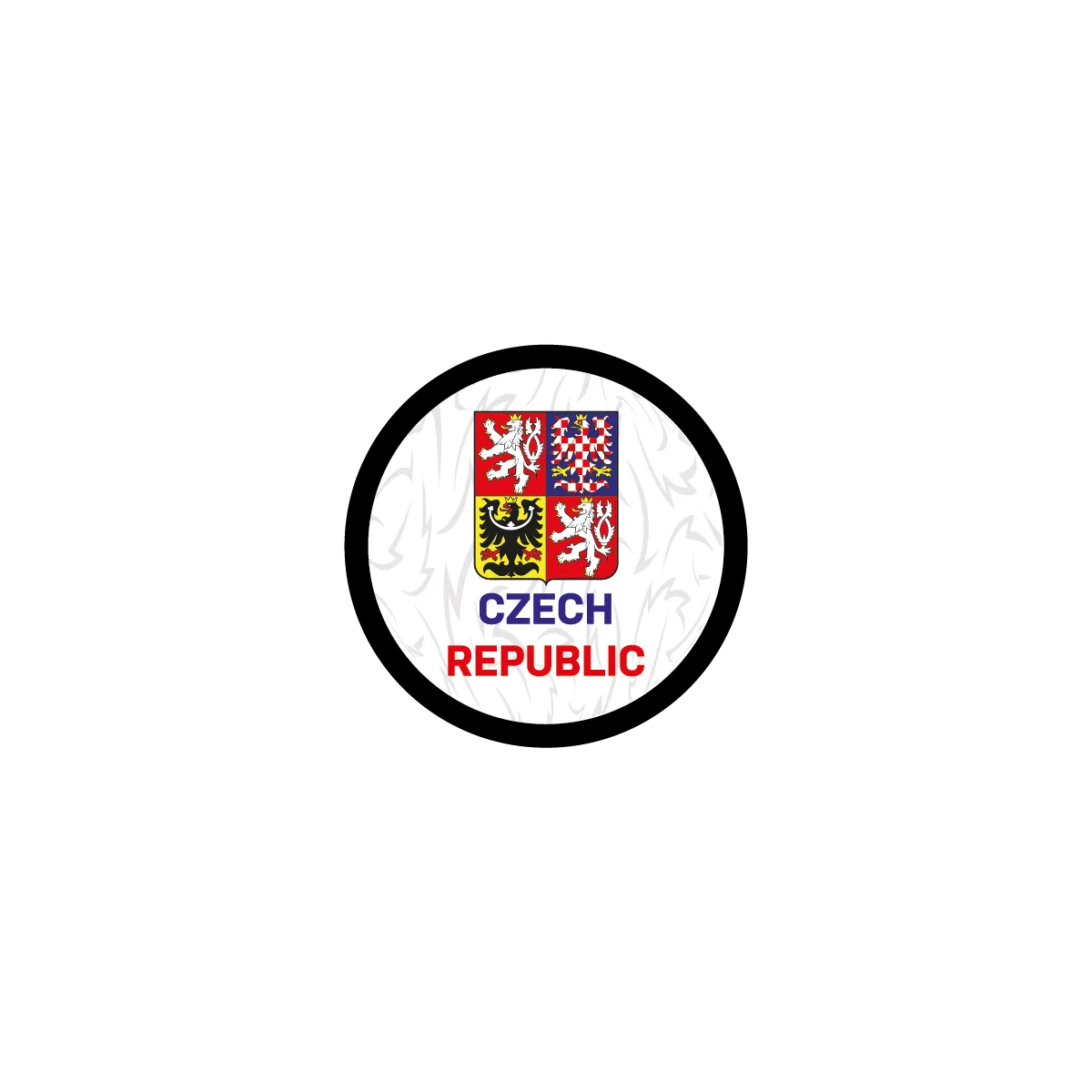 Puck national crest white