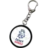 Keychain minipuck Lion white