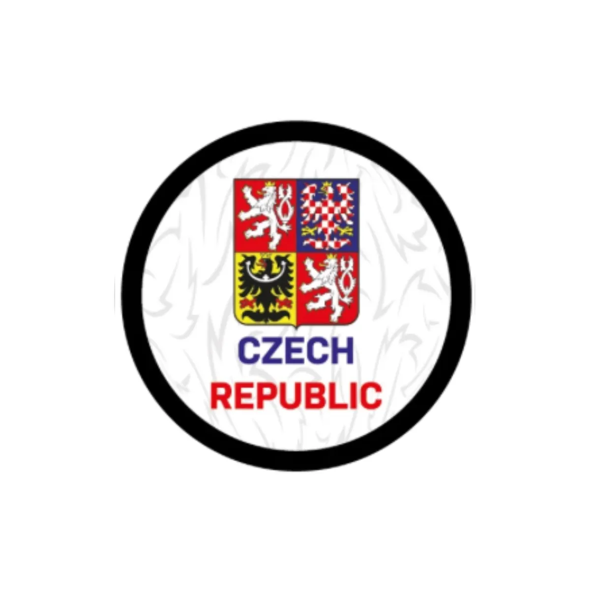 Puck with Czech Coat of Arms
