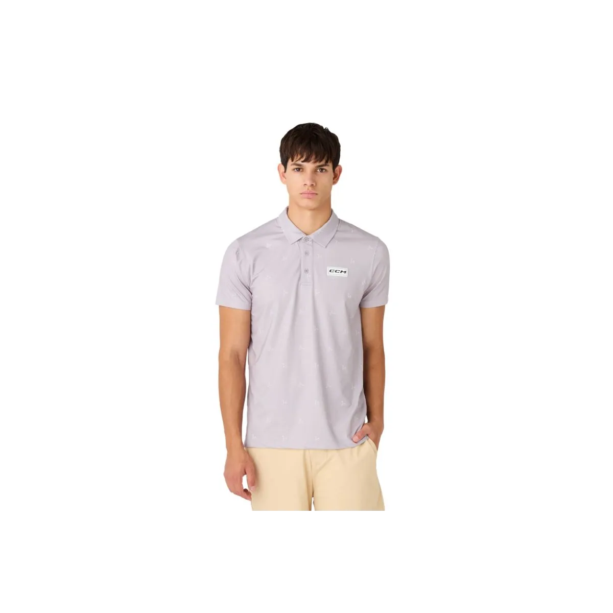 Triko CCM Golf Polo Print