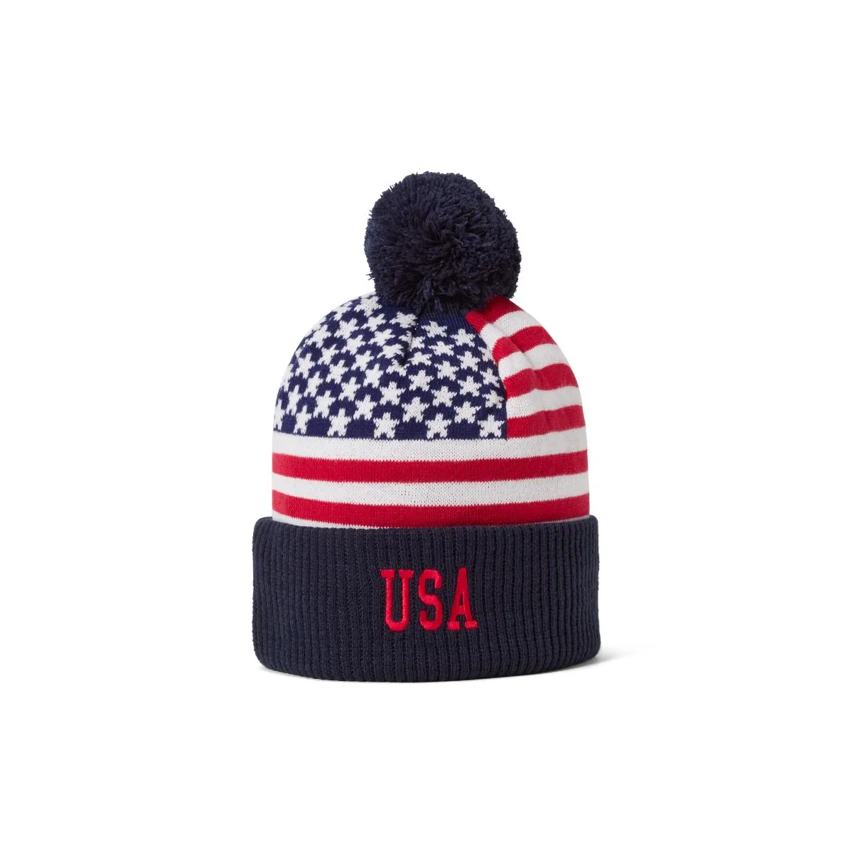 Beanie CCM Flag Team USA Pom Knit